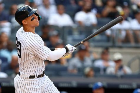 New York Yankees outfielder Aaron Judge hit an American League record 62 home runs in 2022.